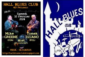 Mike GREENE (USA) & Tomek DZIANO (POL) Blues Band en concert au Hall Blues Club