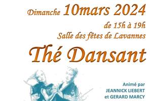 Thé dansant à Lavannes (51) dimanche 10 mars 2024