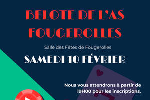 BELOTE DE l'AS Foot Fougerolles