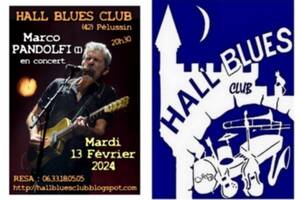 Blues avec Marco PANDOLFI (Italie) en concert au Hall Blues Club