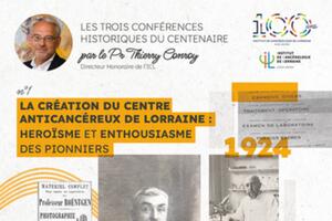 Conférence 100 ans ICL | « La création du centre anticancéreux de Lorraine »