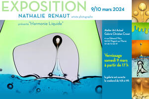 Exposition photographique abstraite Harmonie Liquide 