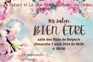 1er salon bien être le 7 avril 2024 à Belpech