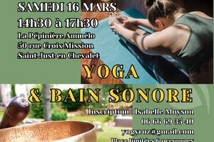 Yoga et bain sonore