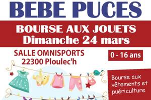 bébé puces(0-16ans) A PlOULEC'H, bourse aux jouets, bourses aux vetements, bourse à la puériculute