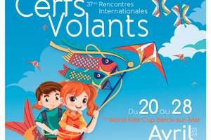 37e édition des Rencontres Internationales de Cerfs-Volants de Berck-sur-Mer du 20 au 28 avril 2024