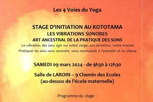 STAGE D'INITIATION AU KOTOTAMA - LES VIBRATIONS SONORES