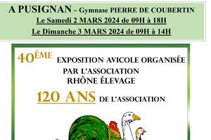 Exposition avicole de PUSIGNAN