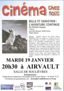 Cinéma - Belle et Sébastien - Airvault