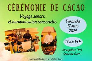 Cérémonie de Cacao et voyage sonore