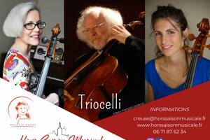 Ensemble Triocelli, concert violoncelles en liberté