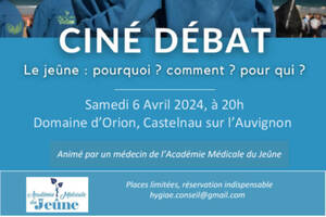 Ciné Débat : Le jeûne ! pourquoi ? comment ? pour qui ?