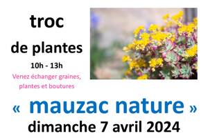 photo Mauzac nature : troc plantes et expo photos