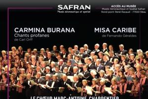 CARMINA BURANA de Carl Orff et Misa Caribe de Fernando Géraldes