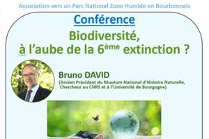 Conférence: Biodiversité, à l’aube de la 6ème extinction