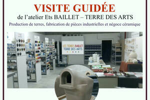 Visite des ateliers céramique Ets Baillet- Terre des arts