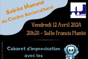 Soirée humour du Centre Socioculturel !