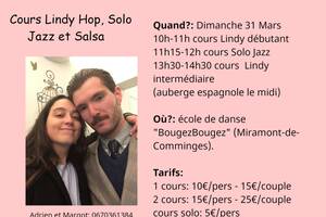 photo Cours danse Lindy Hop et Solo Jazz