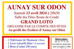 photo Grand loto du comité des fêtes Aunay sur Odon