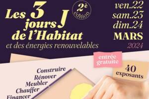 2 ème salon les 3 Jours j de l'habitat et des énergies renouvelables