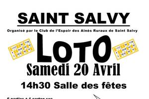 LOTO SAINT SALVY 20 AVRIL
