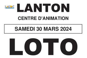 photo LOTO  ORGANISE PAR COULEURS VOCALES A LANTON Centre d'animation