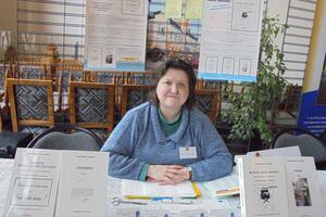 photo Dominique Letellier rencontre ses lecteurs au Salon du Livre à Dunkerque