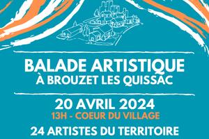 3ème Balade Artistique à Brouzet-lès-Quissac le samedi 20 avril 2024