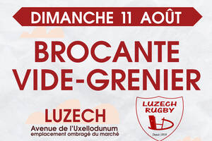 photo Grande brocante / vide-greniers Luzech Rugby