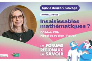 photo Conférence de Sylvie Benzoni-Gavage - Insaisissables mathématiques ?