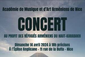 Concert Caritatif au profit des réfugiés arméniens du Haut Karabakh