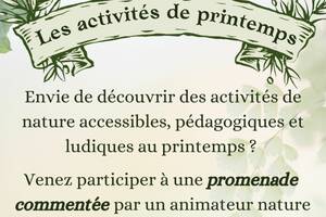 Les activités de printemps en nature