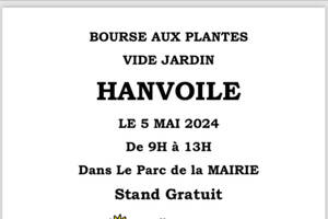 photo Bourse aux plantes vide jardin