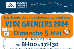 Vide-greniers Scouts et Guides de Lingolsheim - 05 mai 2024