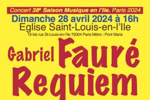 FAURE REQUIEM CANTIQUE DE RACINE ET MELODIES