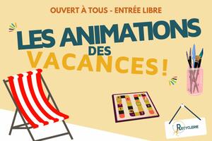 photo Les animations des vacances