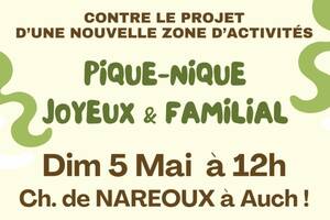 Pique-nique et après-midi festive et familiale à Naréoux (Auch)