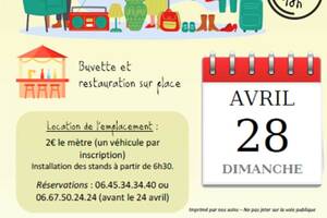 Vide grenier à Beaumotte les pin