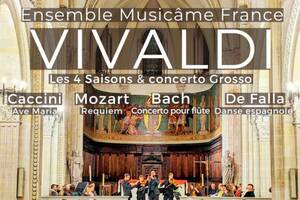 Concert à Rennes : Les 4 Saisons de Vivaldi, Requiem de Mozart, Ave Maria de Caccini, Danse espagnole de De Falla, Bach