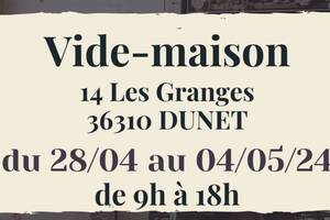 VIDE MAISON lieudit LES GRANGES à DUNET 36310