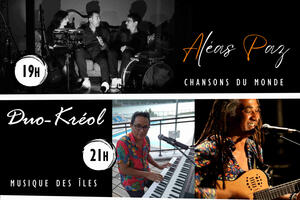 photo Concerts Aléas Paz / Duo Kréol