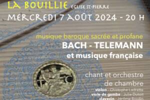 photo BACH - TELEMANN et musique française - Chant et orchestre
