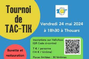 photo Tournoi Tac Tik Thouars Deux sèvres