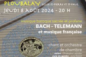 photo BACH - TELEMANN - musique française - Chant et orchestre