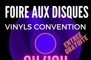 foire aux disques/ salon vinyles,  cherbourg 11 mai 2024