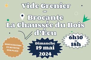 Brocante - Vide Grenier Lachaussée du Bois d'Écu