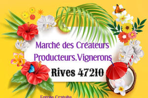 photo marché des créateurs artisans d'art producteurs