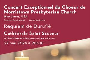 photo Concert Exceptionnel du Choeur de l’Eglise Presbytérienne de Morristown, New Jersey