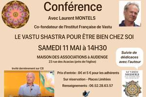 photo CONFÉRENCE - LE VASTU SHASTRA - POUR ÊTRE BIEN CHEZ SOI avec Laurent MONTELS