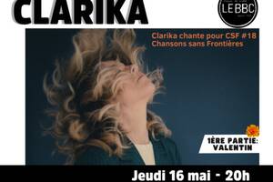 Clarika en avant première au BBC le 16 mai !